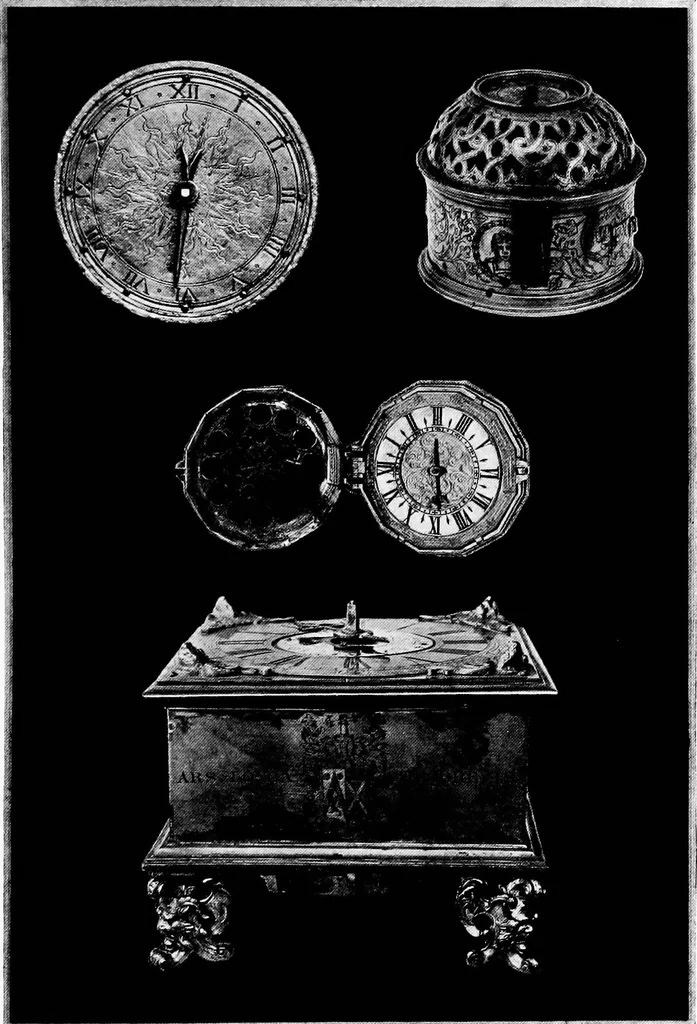 An illustration from Time telling through the ages, 1919, leaf 172