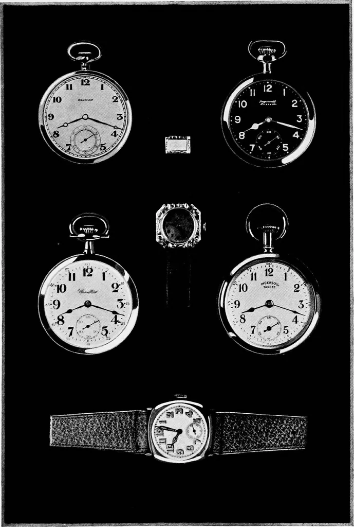 An illustration from Time telling through the ages, 1919, leaf 308