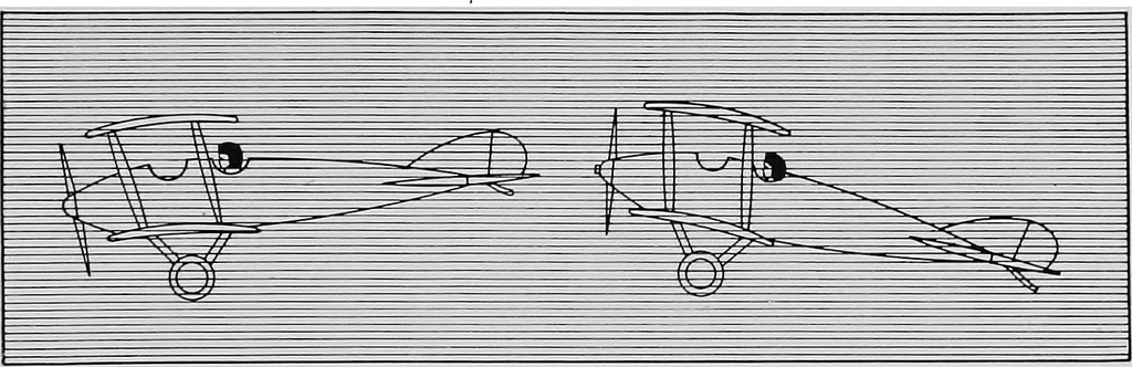 An illustration from Military aeroplanes, simplified, enlarged; an explanatory consideration of their characteristics, performances, construction, maintenance, and operation, specifically arranged for the use of aviators and students, 1918, leaf 122