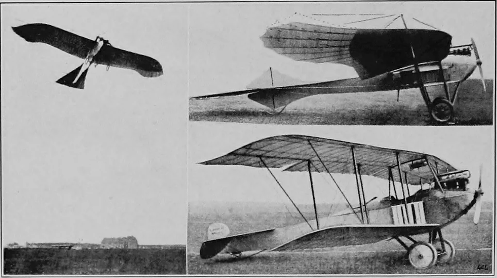 An illustration from Military aeroplanes, simplified, enlarged; an explanatory consideration of their characteristics, performances, construction, maintenance, and operation, specifically arranged for the use of aviators and students, 1918, leaf 203
