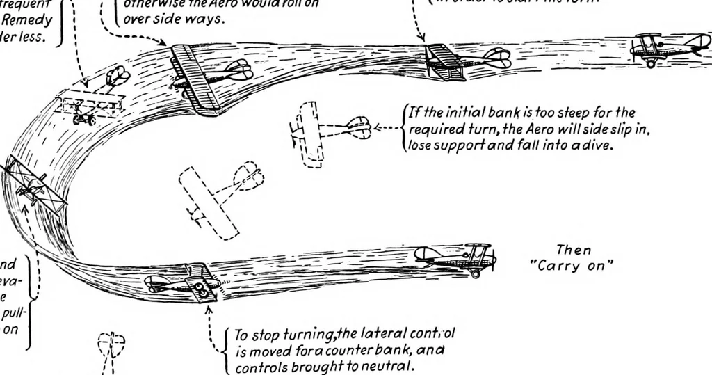 An illustration from Military aeroplanes, simplified, enlarged; an explanatory consideration of their characteristics, performances, construction, maintenance, and operation, specifically arranged for the use of aviators and students, 1918, leaf 215