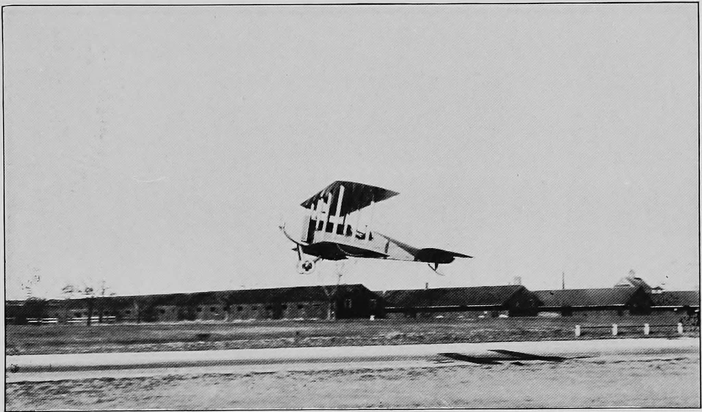 An illustration from Military aeroplanes, simplified, enlarged; an explanatory consideration of their characteristics, performances, construction, maintenance, and operation, specifically arranged for the use of aviators and students, 1918, leaf 237