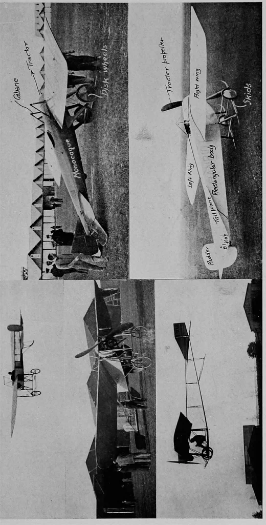 An illustration from Military aeroplanes, simplified, enlarged; an explanatory consideration of their characteristics, performances, construction, maintenance, and operation, specifically arranged for the use of aviators and students, 1918, leaf 36