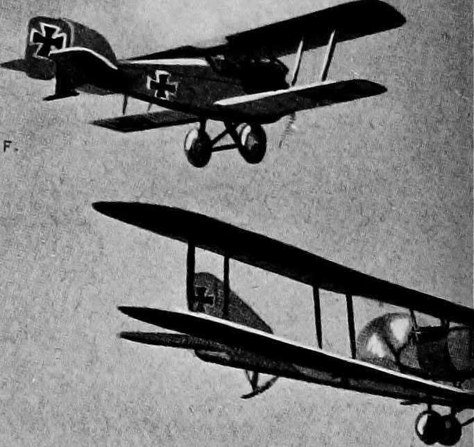 An illustration from Military aeroplanes, simplified, enlarged; an explanatory consideration of their characteristics, performances, construction, maintenance, and operation, specifically arranged for the use of aviators and students, 1918, leaf 39