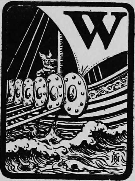 An illustration from Ships & ways of other days, 1913, leaf 118