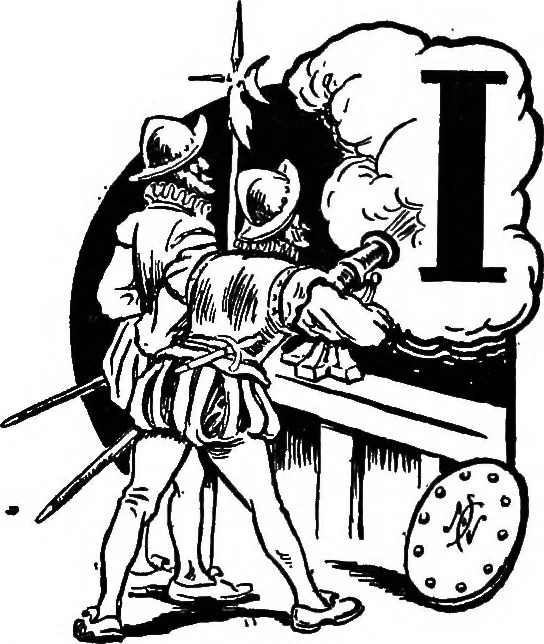 An illustration from Ships & ways of other days, 1913, leaf 216