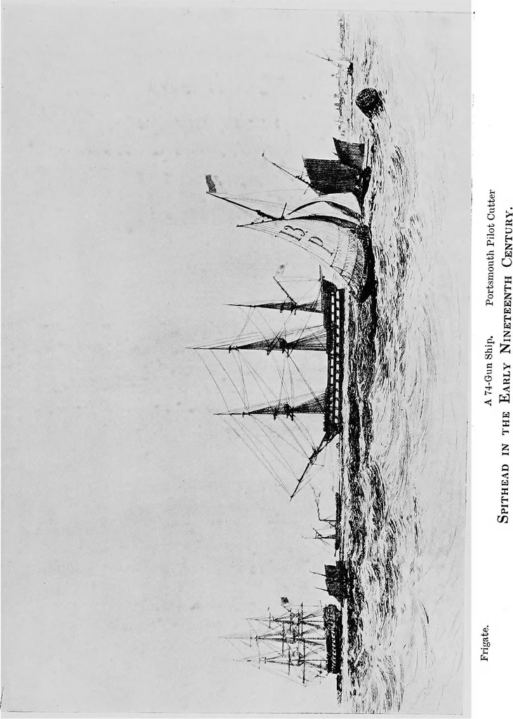 An illustration from Ships & ways of other days, 1913, leaf 26