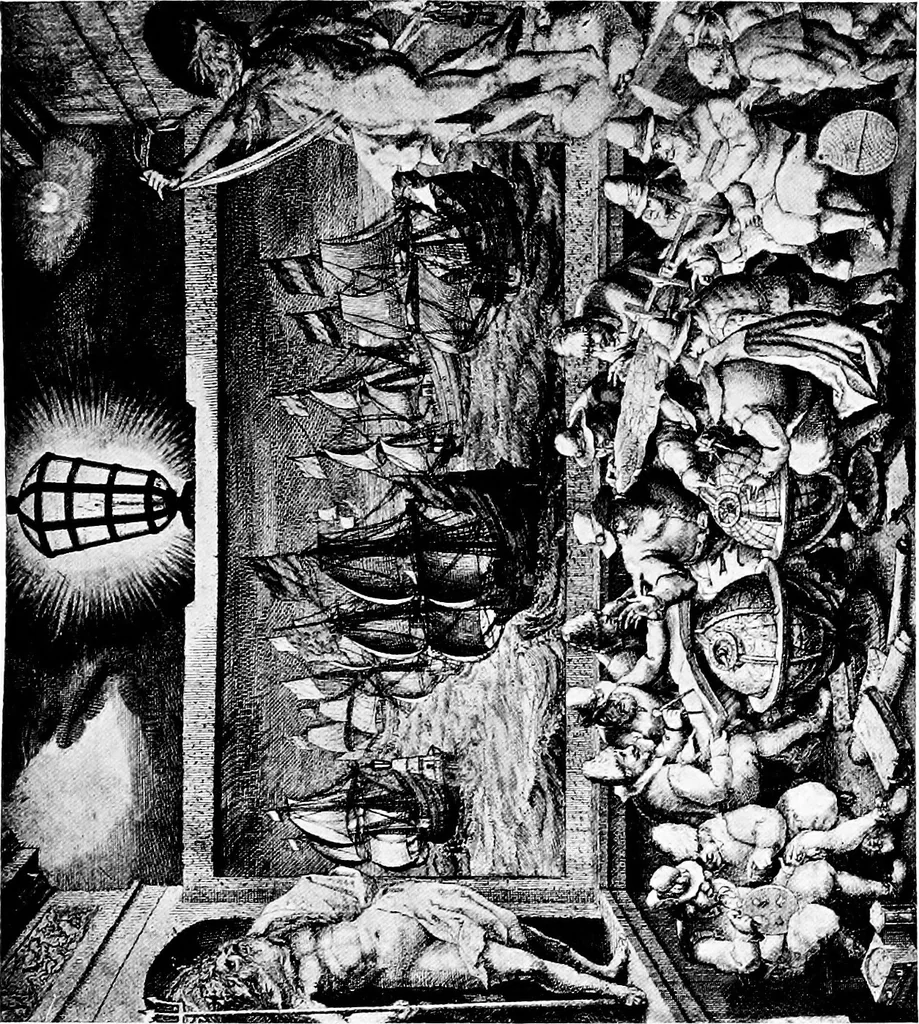 An illustration from Ships & ways of other days, 1913, leaf 268