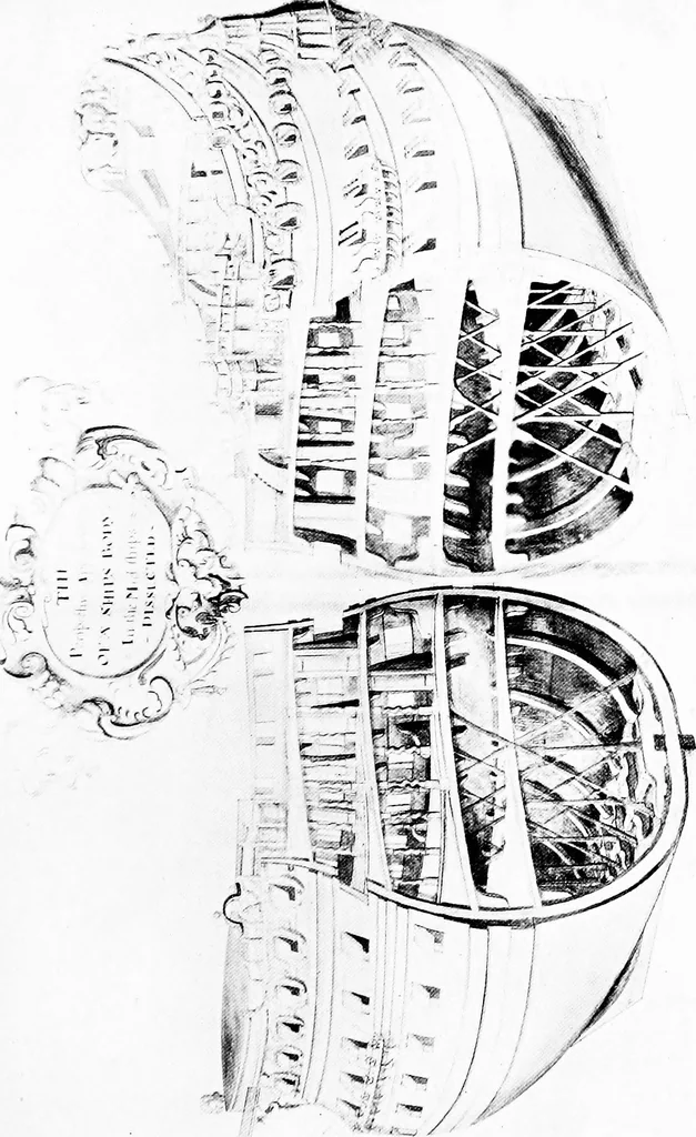An illustration from Ships & ways of other days, 1913, leaf 304