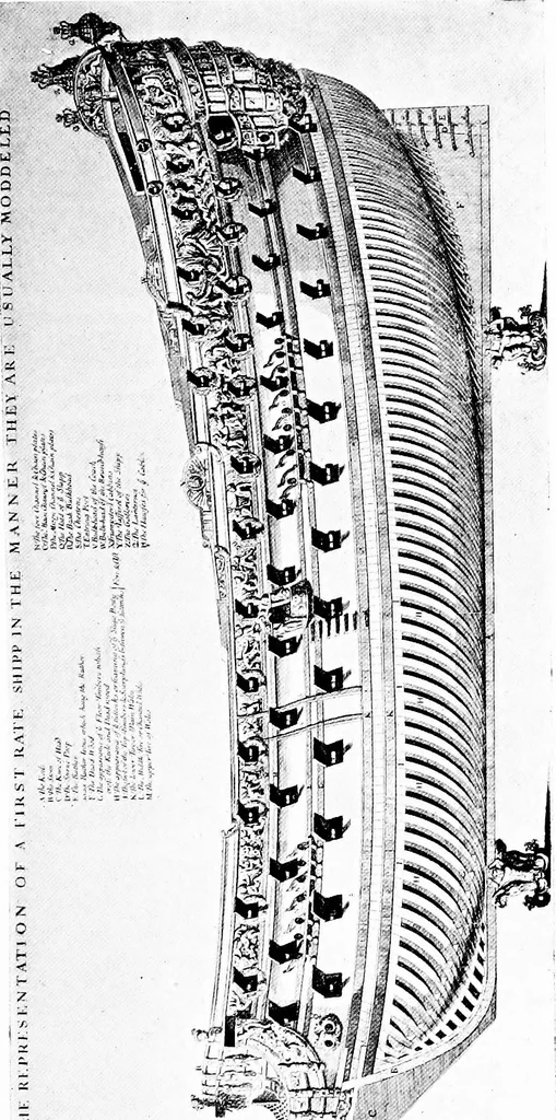 An illustration from Ships & ways of other days, 1913, leaf 330
