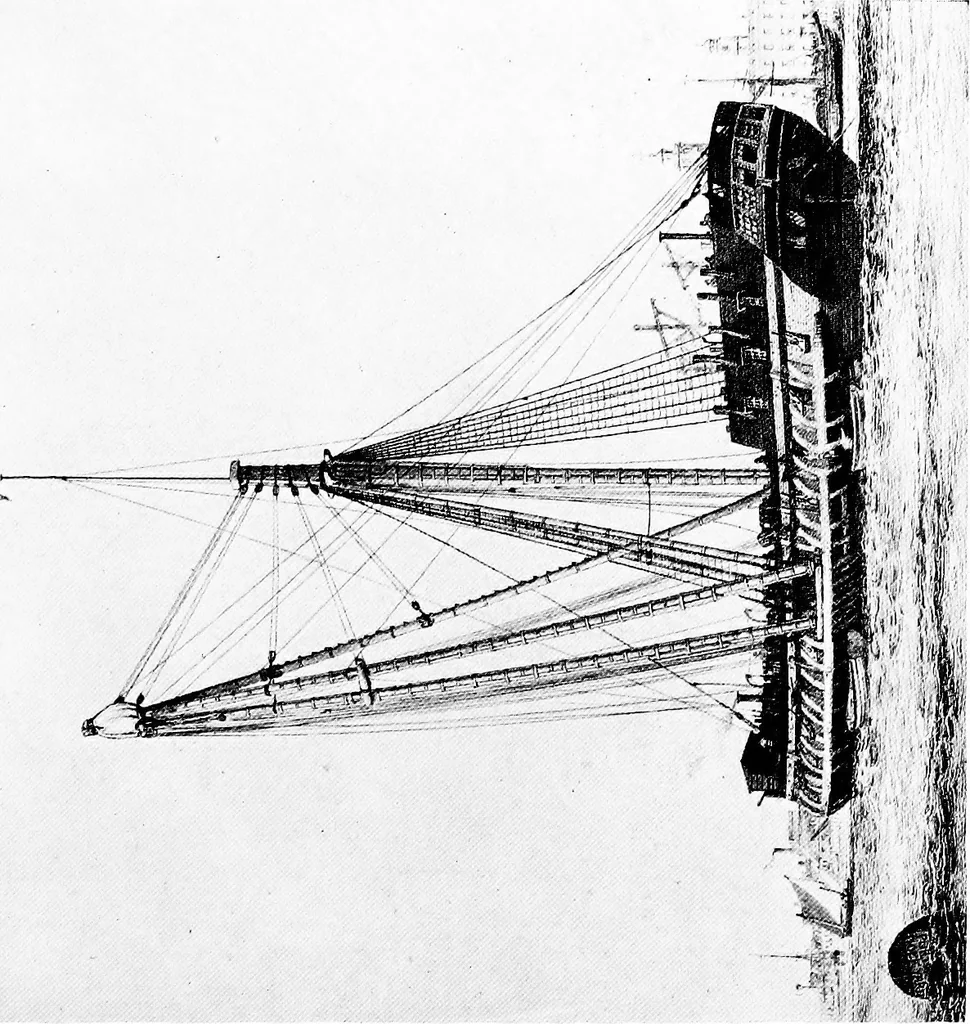 An illustration from Ships & ways of other days, 1913, leaf 394