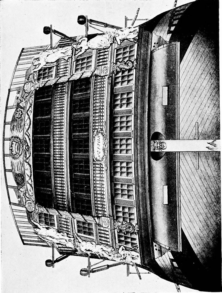 An illustration from Ships & ways of other days, 1913, leaf 402