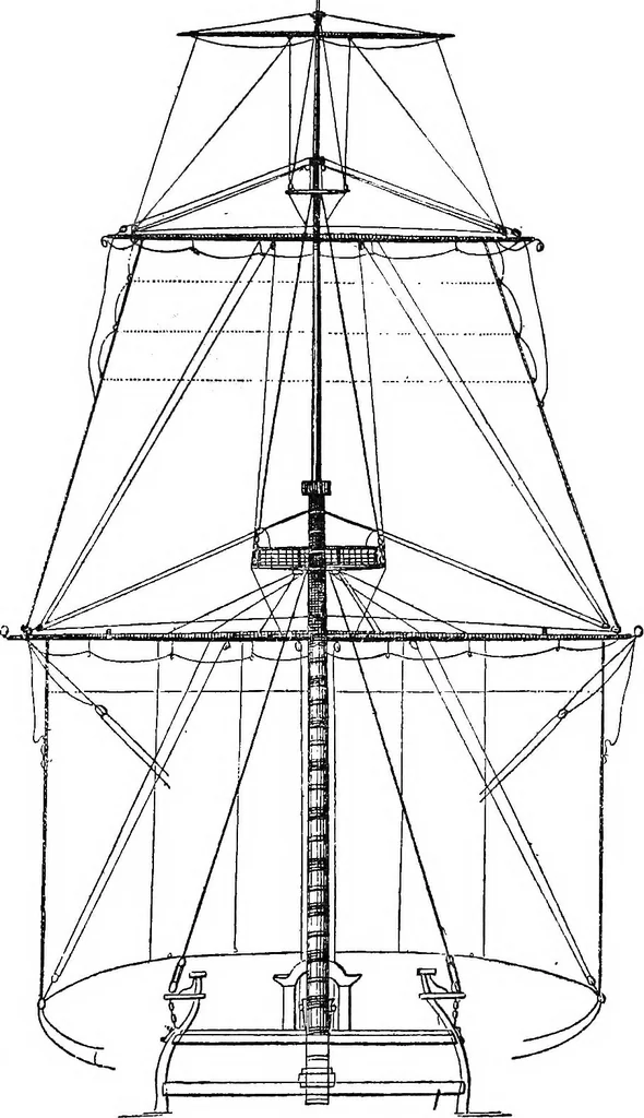 An illustration from Ships & ways of other days, 1913, leaf 404