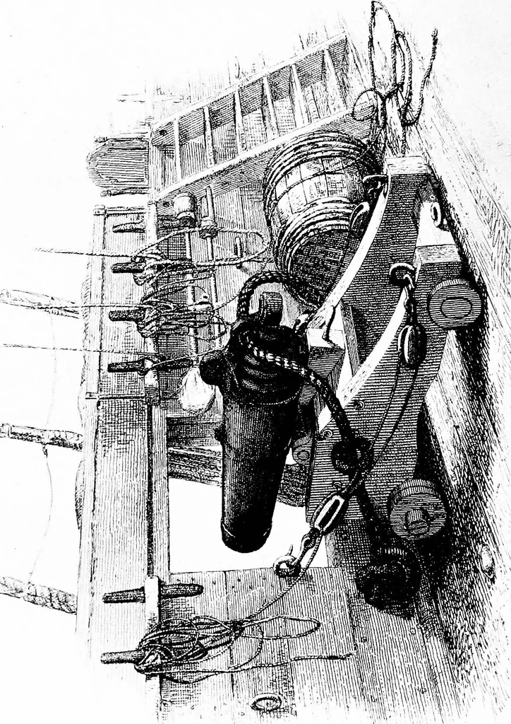 An illustration from Ships & ways of other days, 1913, leaf 407