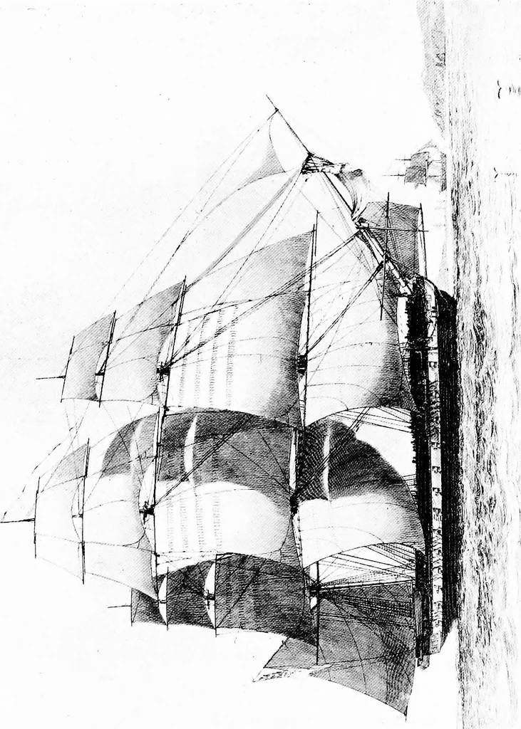An illustration from Ships & ways of other days, 1913, leaf 415