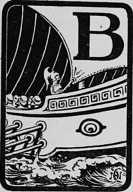 An illustration from Ships & ways of other days, 1913, leaf 56