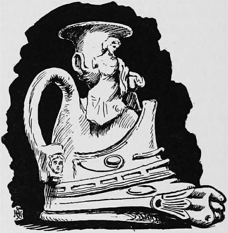An illustration from Ships & ways of other days, 1913, leaf 71