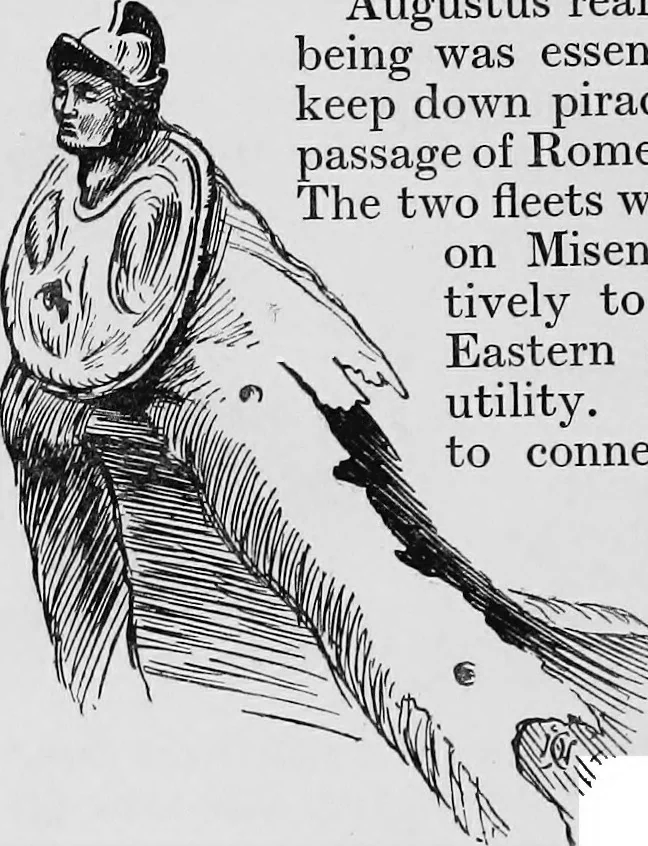 An illustration from Ships & ways of other days, 1913, leaf 97