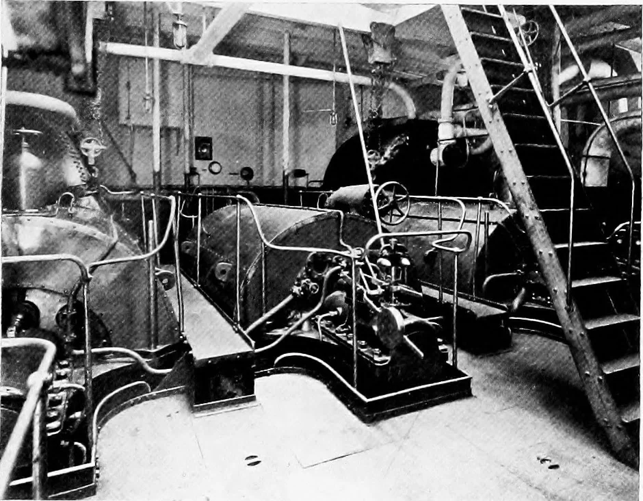 An illustration from The shipbuilding industry; its history, practice, science and finance, 1905, leaf 200