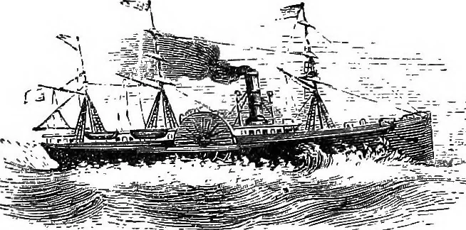 An illustration from Life of John Fitch : the inventor of the steam-boat, 1857, leaf 10