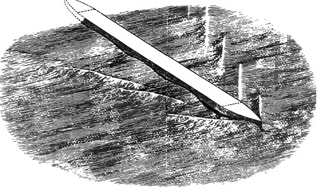 An illustration from A manual of naval architecture for the use of officers of the Royal Navy, officers of the Mercantile Marine, yachtsmen, shipowners, and shipbuilders, 1894, leaf 485
