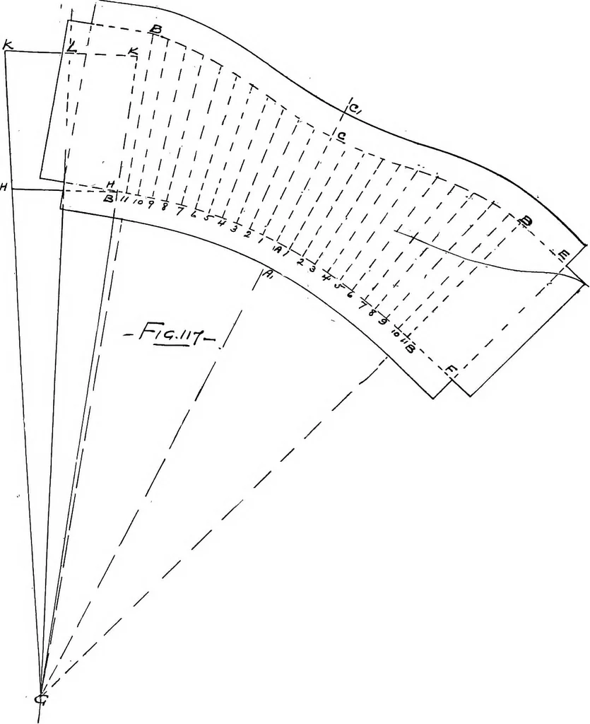 An illustration from Lake ship yard methods of steel ship construction, 1907, leaf 119
