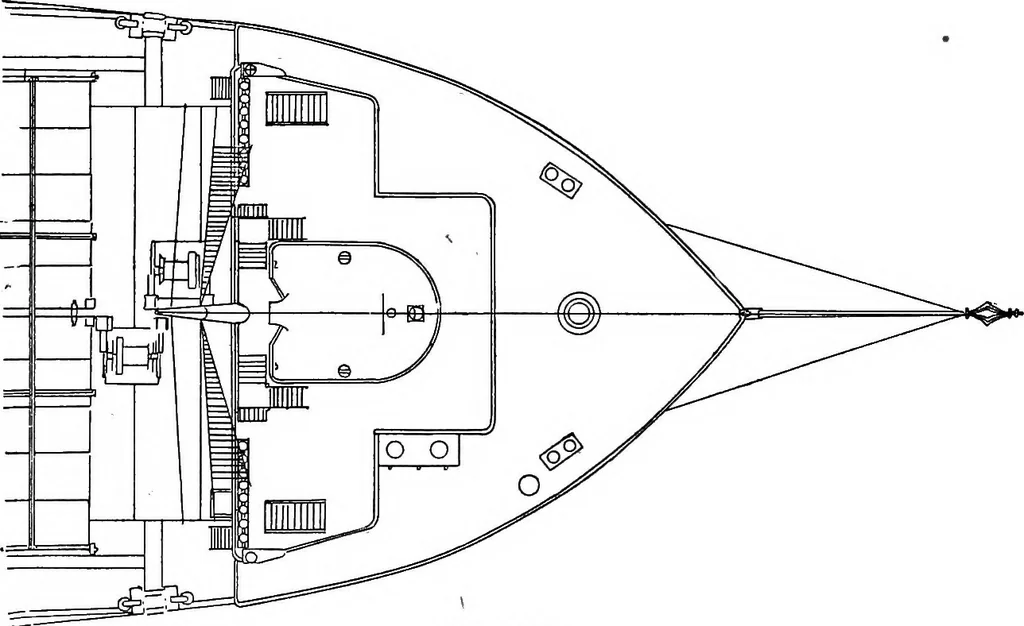 An illustration from Lake ship yard methods of steel ship construction, 1907, leaf 131