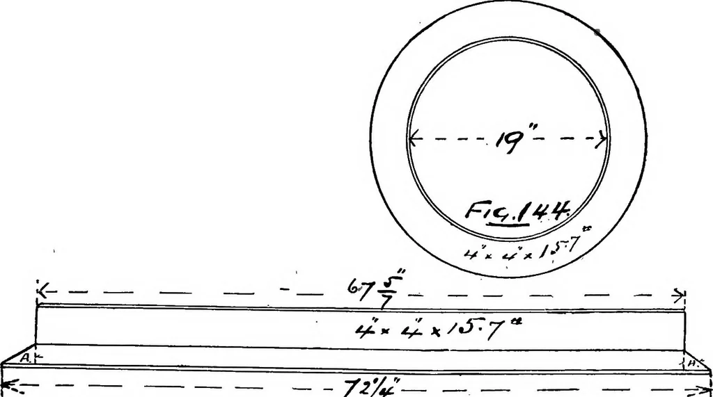 An illustration from Lake ship yard methods of steel ship construction, 1907, leaf 138