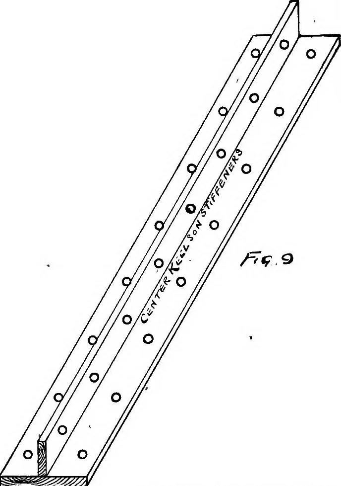 An illustration from Lake ship yard methods of steel ship construction, 1907, leaf 26
