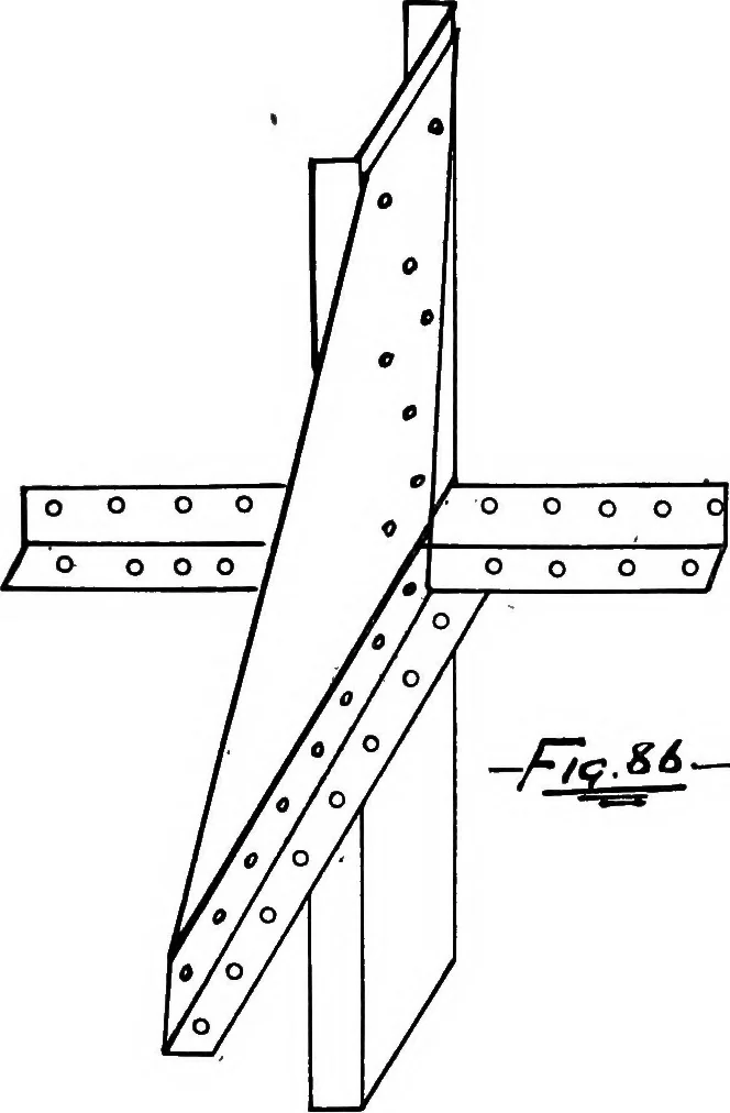 An illustration from Lake ship yard methods of steel ship construction, 1907, leaf 88