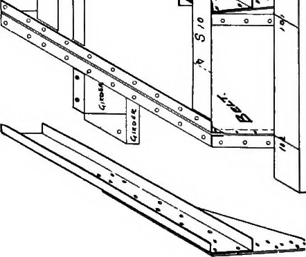 An illustration from Lake ship yard methods of steel ship construction, 1907, leaf 95