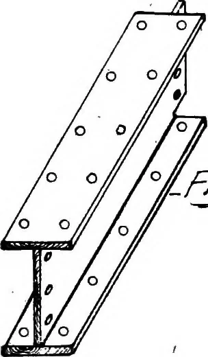 An illustration from Lake ship yard methods of steel ship construction, 1907, leaf 98