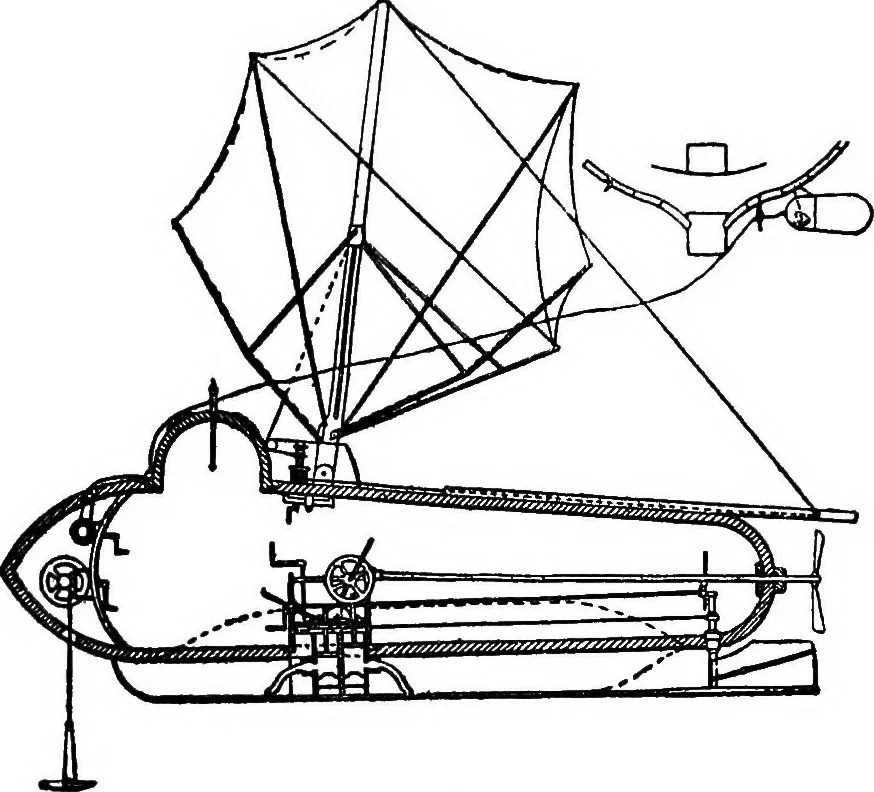 An illustration from The submarine in war and peace; its developments and its possibilities, 1918, leaf 121