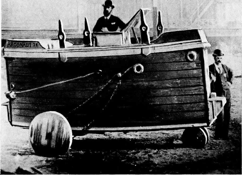 An illustration from The submarine in war and peace; its developments and its possibilities, 1918, leaf 170