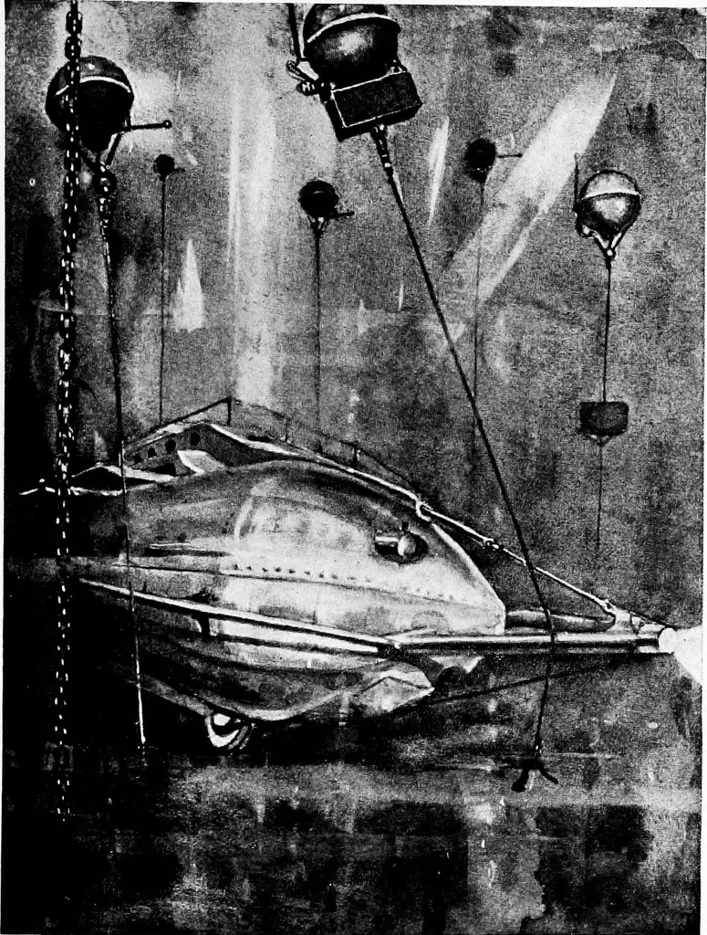 An illustration from The submarine in war and peace; its developments and its possibilities, 1918, leaf 278