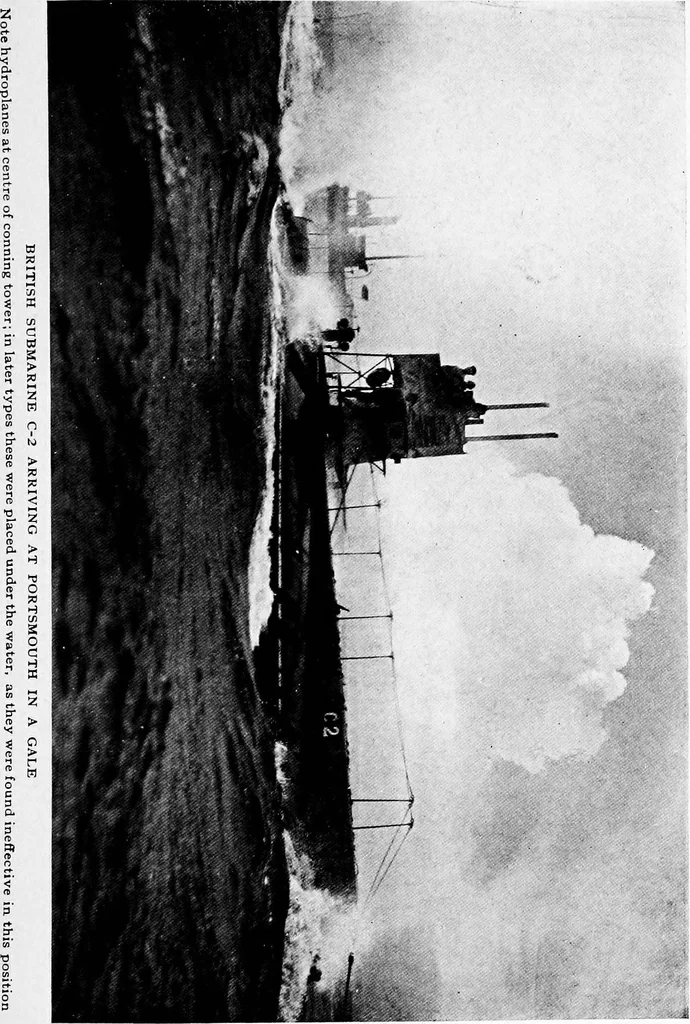 An illustration from The submarine in war and peace; its developments and its possibilities, 1918, leaf 298