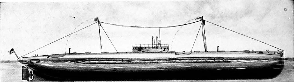 An illustration from The submarine in war and peace; its developments and its possibilities, 1918, leaf 327