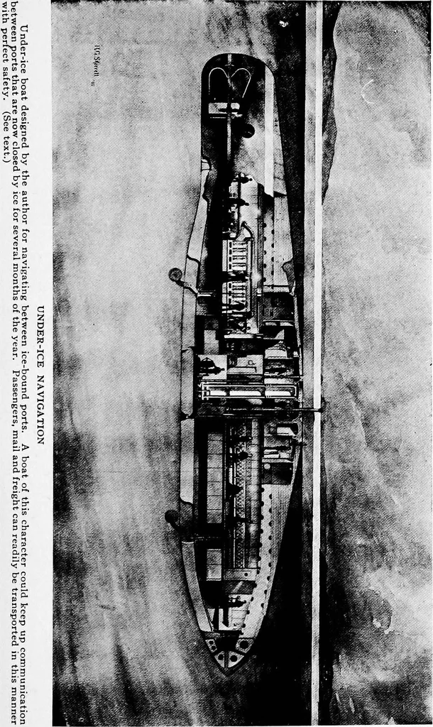 An illustration from The submarine in war and peace; its developments and its possibilities, 1918, leaf 346