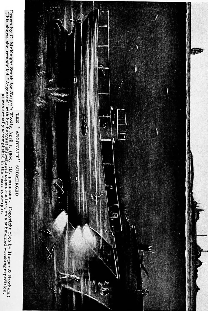 An illustration from The submarine in war and peace; its developments and its possibilities, 1918, leaf 366