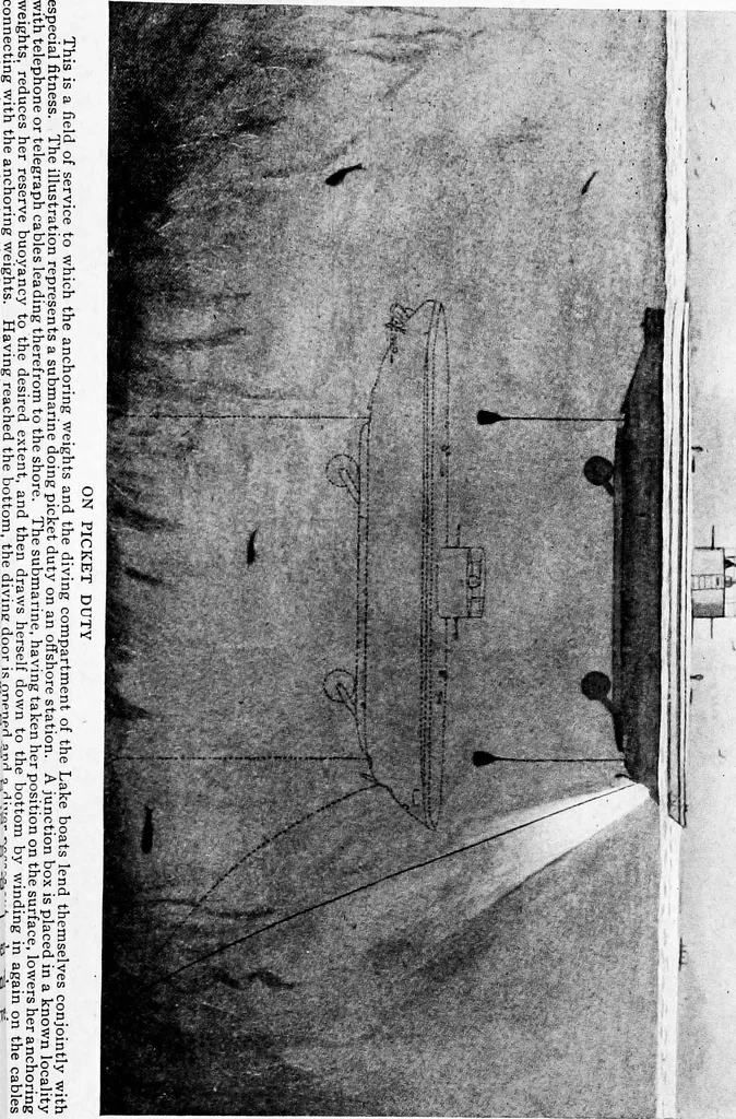 An illustration from The submarine in war and peace; its developments and its possibilities, 1918, leaf 44