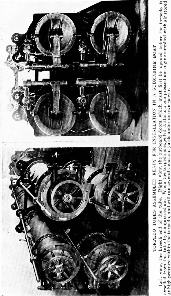 An illustration from The submarine in war and peace; its developments and its possibilities, 1918, leaf 55