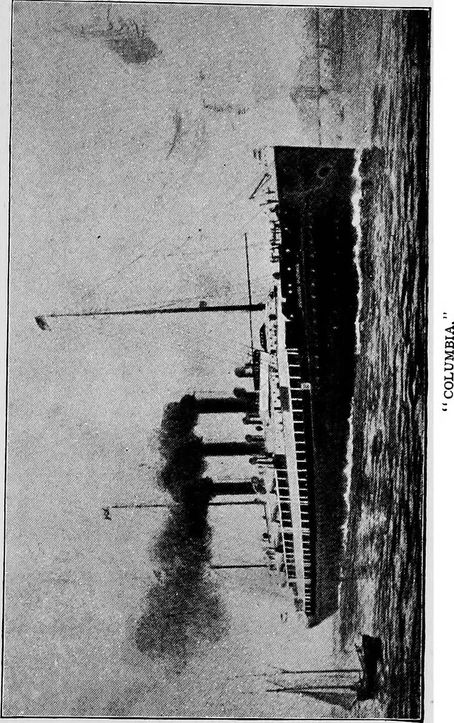 An illustration from The History of North Atlantic steam navigation with some account of early ships and shipowners, 1896, leaf 230