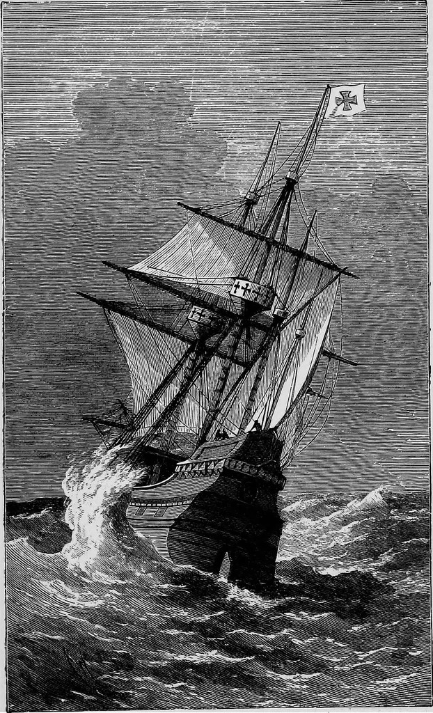 An illustration from The History of North Atlantic steam navigation with some account of early ships and shipowners, 1896, leaf 26