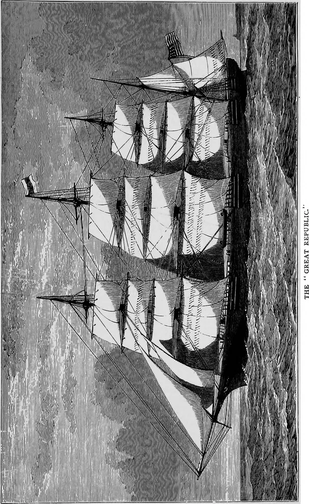 An illustration from The History of North Atlantic steam navigation with some account of early ships and shipowners, 1896, leaf 320