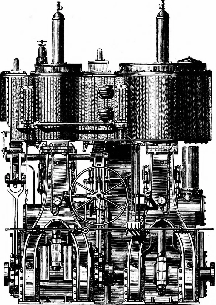 An illustration from The History of North Atlantic steam navigation with some account of early ships and shipowners, 1896, leaf 69