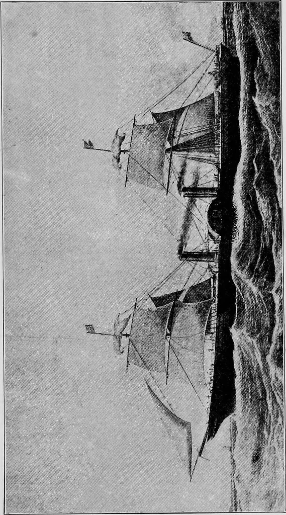An illustration from The History of North Atlantic steam navigation with some account of early ships and shipowners, 1896, leaf 92