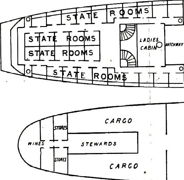 An illustration from The Atlantic ferry, its ships, men, and working, 1892, leaf 47