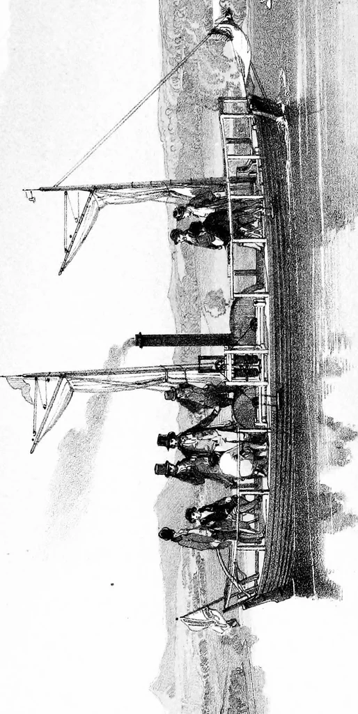 An illustration from A sketch of the origin and progress of steam navigation from authentic documents, 1848, leaf 64