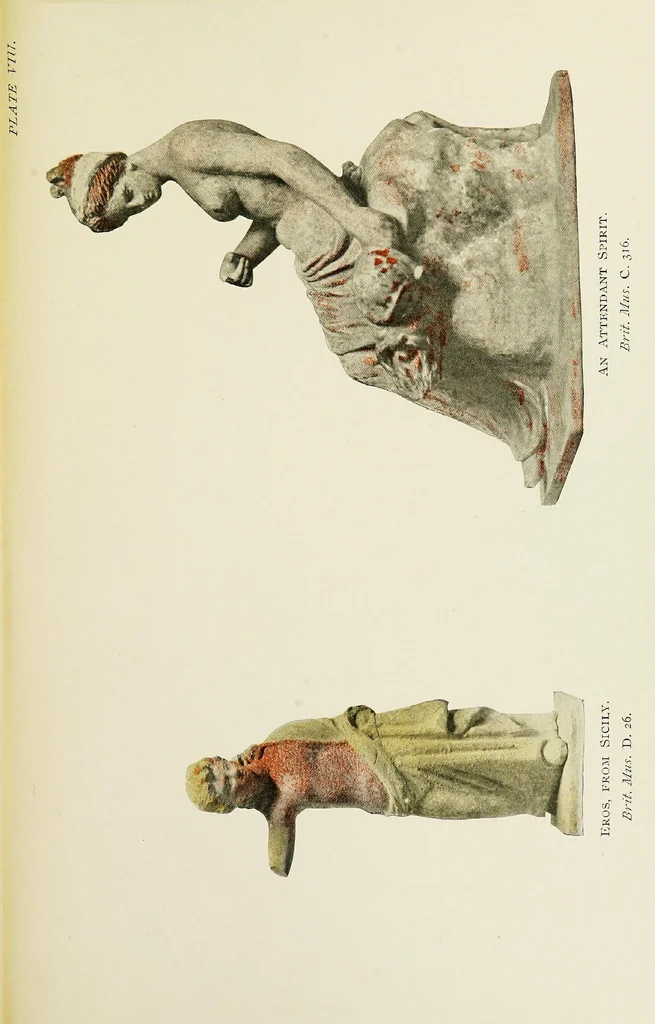 An illustration from Greek terracotta statuettes, 1899, leaf 119