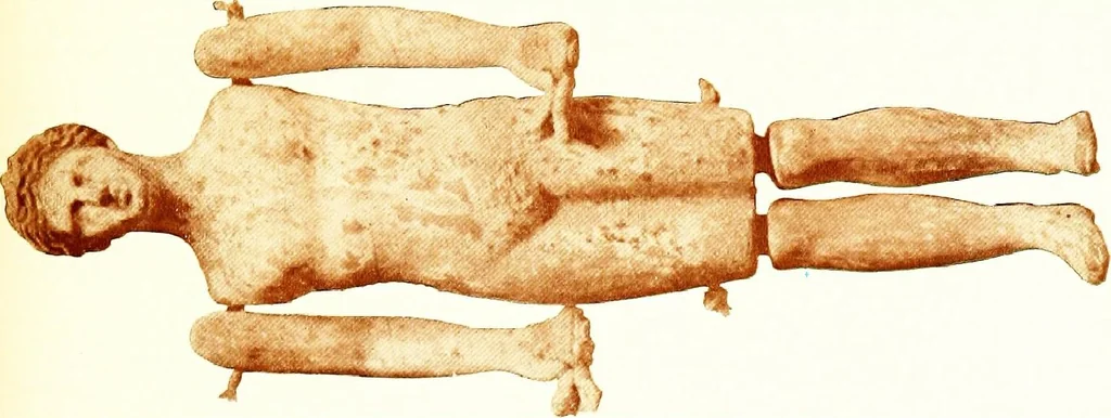 An illustration from Greek terracotta statuettes, 1899, leaf 133